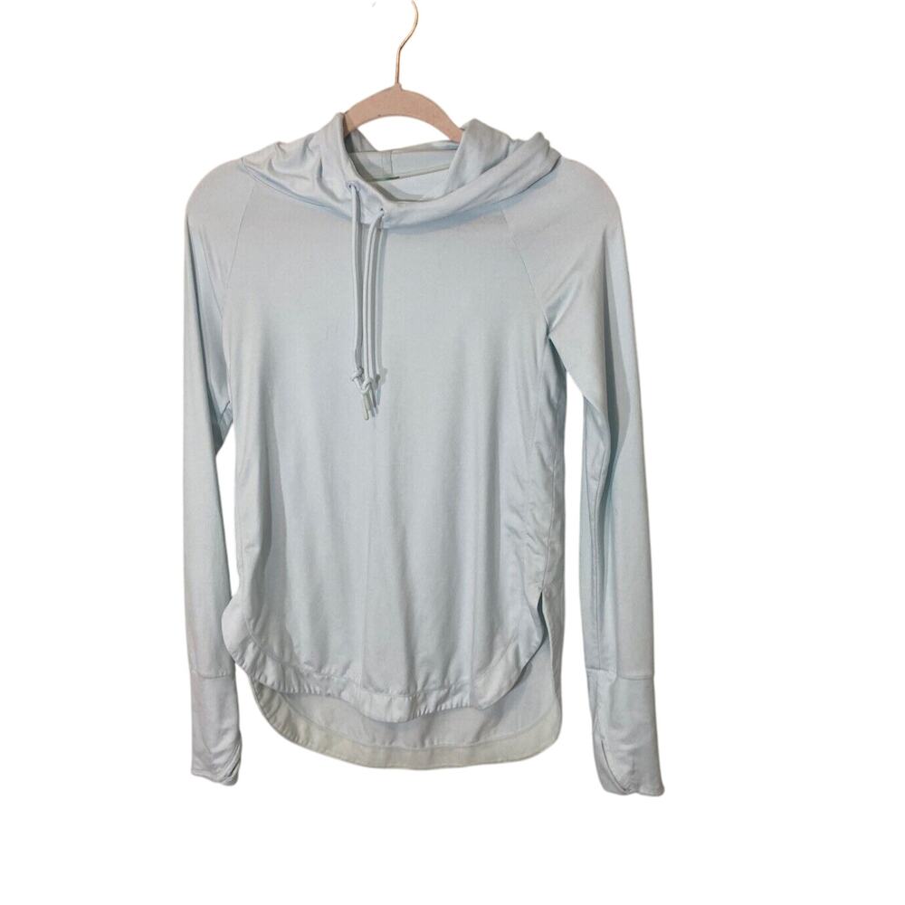 Athleta Baby Blue Pastel Babycore Light Knit Cotton Pullover